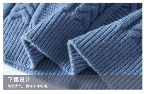 Men's Knit Sweaters Loose Jumper Clothing Long Sleeve Knit Sweaters Pullover4