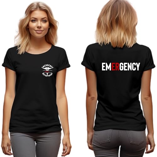 Personalized ER T-Shirt, Emergency Department Shirt, ER Tshirt, Custom ER Nurse, Emergency Room Tech Gift, ED Nurse Valentine's Multi