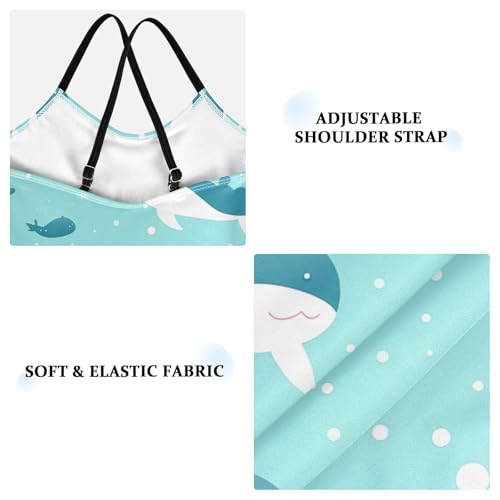 Whale Blue Girls One Piece Swimsuit Beach Swimwear 208571723