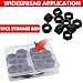 10Pcs M10 Grade 8 Hexagon Nuts Black Carbon Steel, Hex Drive, Black, for Industrial, Construction, Home Fasteners