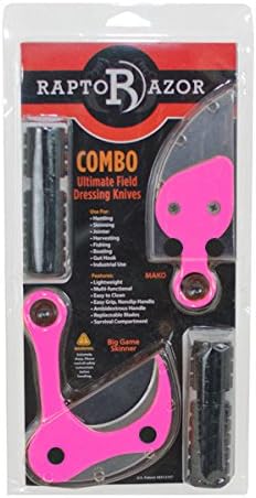 Raptorazor Pink Injection Molded Big Game Skinner & MAKO Combo