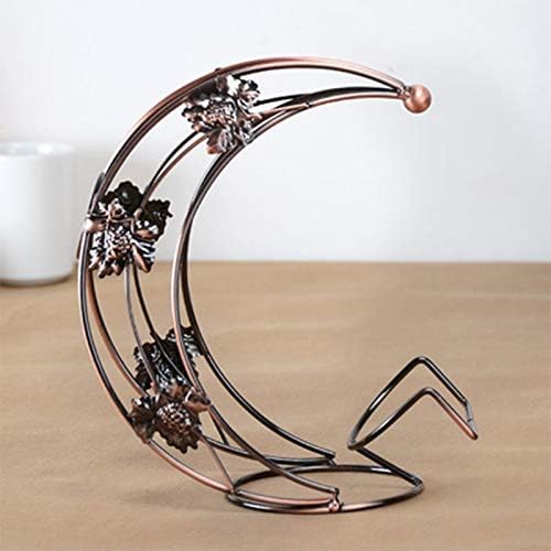 Creative Moon Shape Wine Rack l Wine Holder Display Shelf Wine Glass Holder Decorations Bracket Bar Supplies