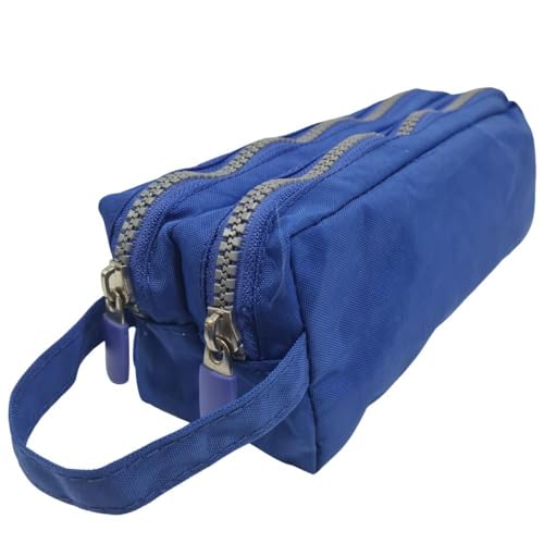 Estojo Duplo Nylon Azul Daterra