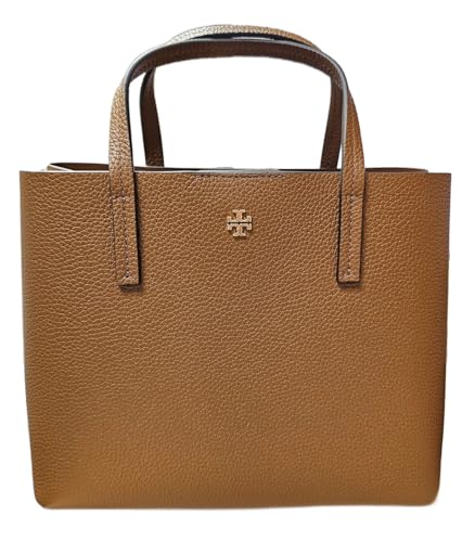Image of Tory Burch 85985 Blake Cortado Brown With Gold Hardware Women's Small Tote Bag