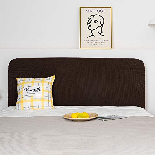 Bed Headboard Cover Stretch Headboard Slipcover Protector All-Inclusive Dustproof Backrest Slip for Wood Leather Headboards Bedroom Decor (Color : C, Size : 200-220cm)