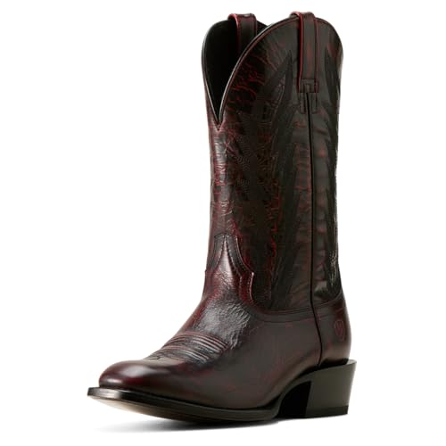 Ariat Men's Willie Western Boot, Black Cherry, 9 Wide