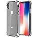 Coque Compatible avec iPhone X, Coque iPhone XS, Jenuos Transparent Silicone Doux Souple Extrêmement Fin Housse TPU Etui pour iPhone XS/X/iPhone 10 (5.8") - Transparent (IX-TPU-CL)