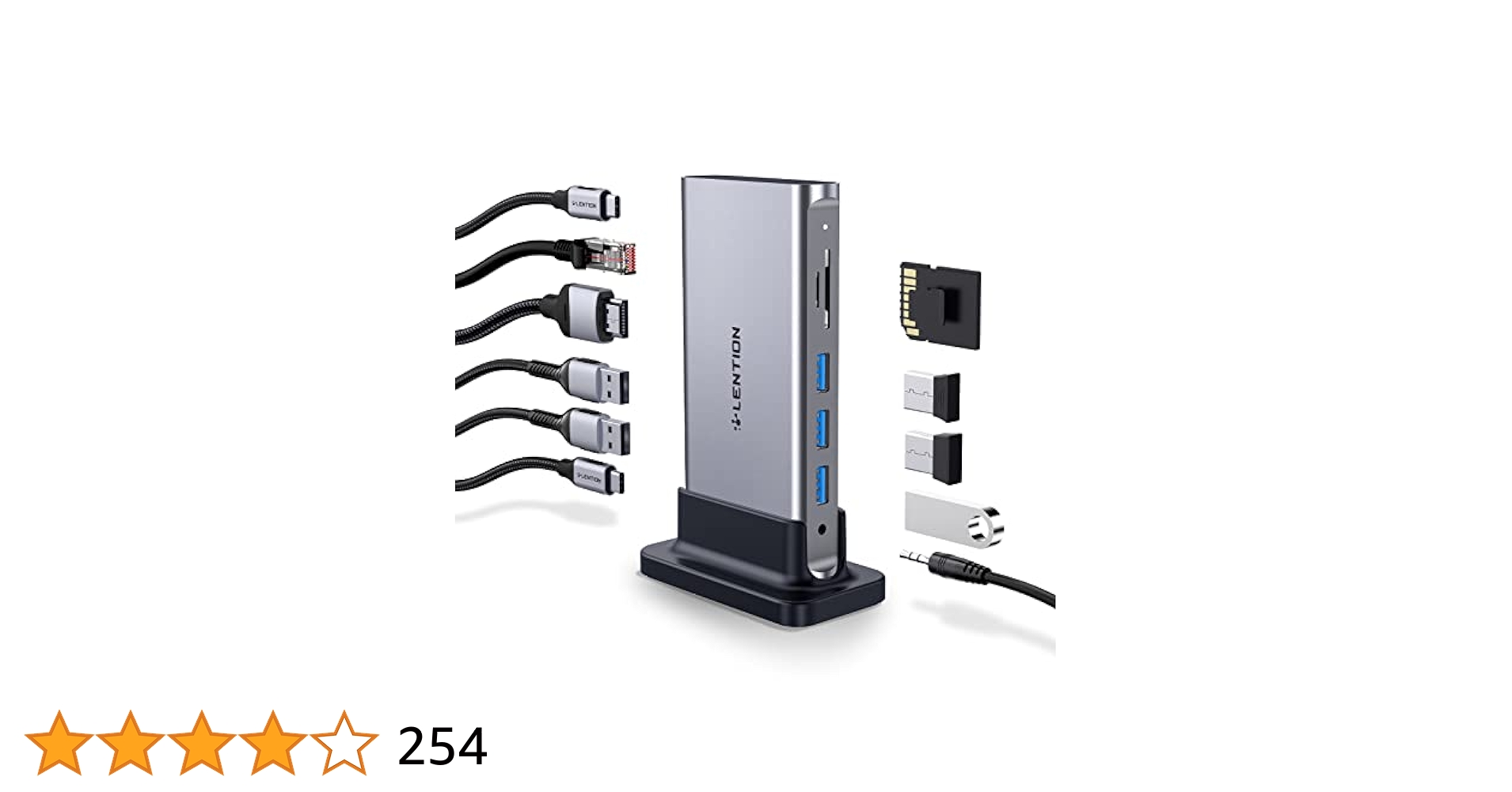 LENTION 4K@60Hz 9 in 1 縦置き USB C ドッキングステ Amazon.co.jp: LENTION 4K@60Hz 9 in 1 縦置き USB C ドッキング