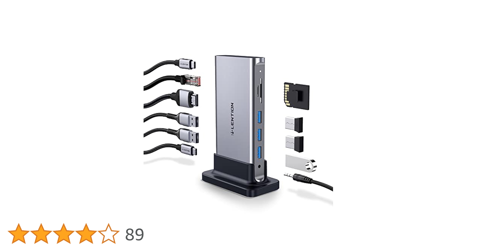☆送料無料 LENTION 4K60Hz 9 in 1 縦 ペースグレイ 255 Amazon.co.jp: LENTION 4K@60Hz 9 in 1 縦置き USB C ドッキング