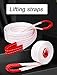 Heavy Duty Lifting Sling 2T 3T 5T 10Ton Web Strap - Industrial Flat Crane Rigging Belt for Forklift Towing & Hoisting(10T-10 Meters)