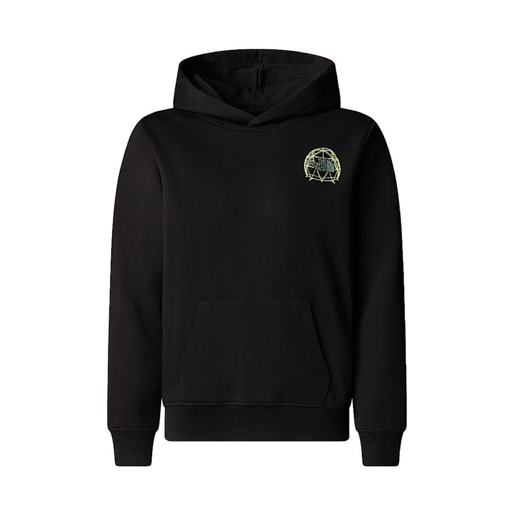 The North Face Boy's Graphic Relaxed Hooded Sweatshirt, Tnf Black, 10 Years