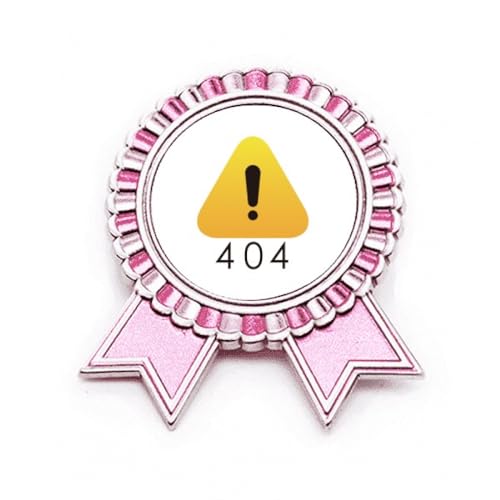 Programmeur 502 Avertissement d'erreur broche pin pink winner award médaille métal Medium