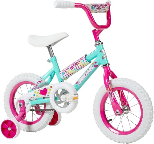 Image of Dynacraft Magna Sweetheart 12 inch-20 inch Children's Bike for Ages 3-14 Years - Fun and Stylish Design, Sturdy and Durable, Perfect for Kids Learning to Ride, Easy to Assemble, Ideal for Young Riders