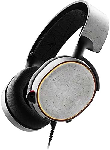 Skinit Decal Skin for SteelSeries Arctis 5 - Skinit Originally Designed Light Grey Concrete Design