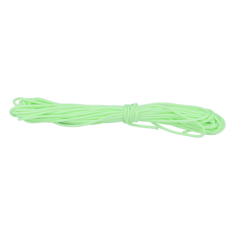 ZJchao (TM) Glow in The Dark Zesty 9 Strand 550 Luminous Glow in the Dark Paracorachute Cord … (150 m, zielony)