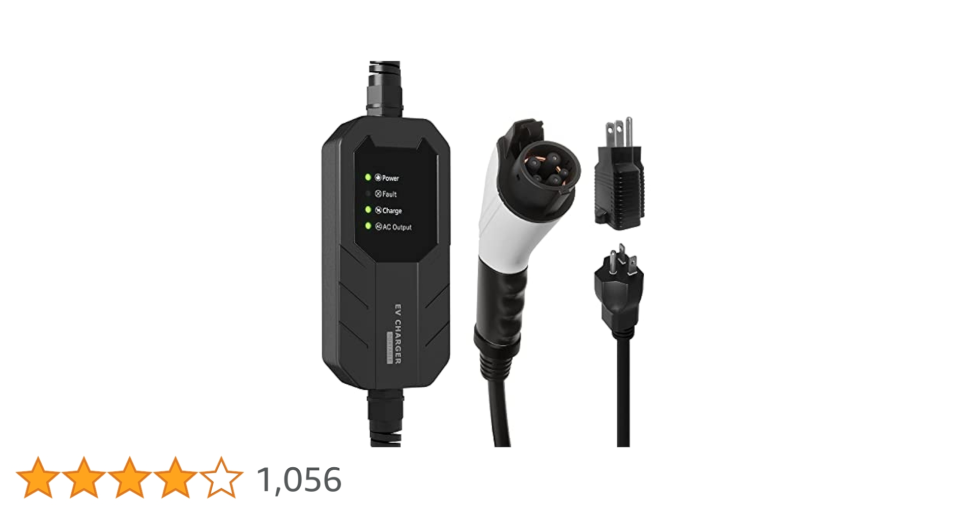 Amazon | MEGEAR レベル1-2 EV充電器 (100-240V 16A) ポータブル