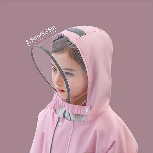 Toddler Raincoat Rain Poncho Boys Girls Kids Pockets Long Sleeve Windproof Rainproof Mudproof Outdoor2