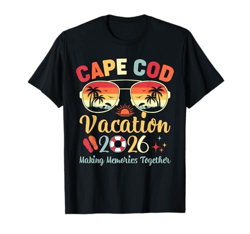 Cape Cod Beach Vacation 2026 Family Trip Summer Vibes T-Shirt
