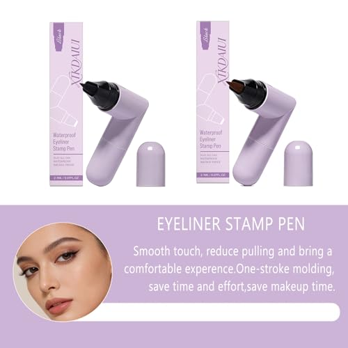 Set de Eyeliner con Sello Rotatorio, Líquido Negro miniatura 6