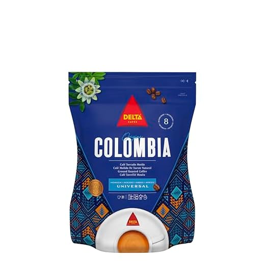Delta Cafés Origen Colombia - Café Molido - Notas Suaves y Aterciopeladas con Leves Matices Cítricos - 220 g (Packaging may vary)