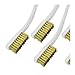 5Pcs 175mm Brass Wire Brush Mini Paint Rust Remover Steel Wire Brushes Industrial Metal Polishing Burring Cleaning Brush