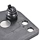 NATGIC Motorrad Dielen Dielen DielenPads Vorne Rutschfeste Gummi Dielenkoffer Fußstutzen fur Harley Touring Electra Road King Glide