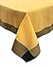 Maison Beaujard Provençal Design Tablecloth. One Piece. (72 Inch Square, Marigold)