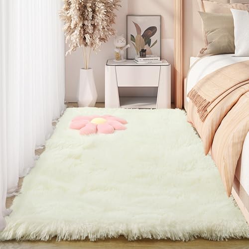 Alfombras Redondas 120 Blanca Marca Generic