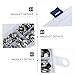 VILLFUL 180pcs Countersunk Washers Stainless Steel Gasket Assortment for Robotics and Industrial Use Cup-Shaped Hollow Design Finish