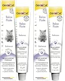 GimCat EXPERT LINE Relax Paste - Funktionaler Katzensnack unterstützt Entspannung und Wohlbefinden der Katze - 1 Tube (1 x 50 g) (Packung mit 2)