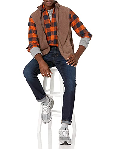 Image of Amazon Essentials Men's Full-Zip Polar Fleece Insulated Vest (Available in Big & Tall)