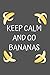 Produktbild KEEP CALM AND GO BANANAS: Funny notebook | 6x9 inch | 120 fine lined pages | Premium quality