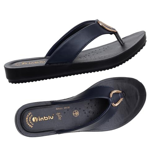 Image of inblu Stylish Fashion Slipper for Women | Comfortable | Lightweight | Anti Skid | Casual Office Footwear (BM60)