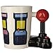 Produktbild Puckator Game Over Joystick Arkade geformter Henkel Tasse aus Dolomit-Keramik
