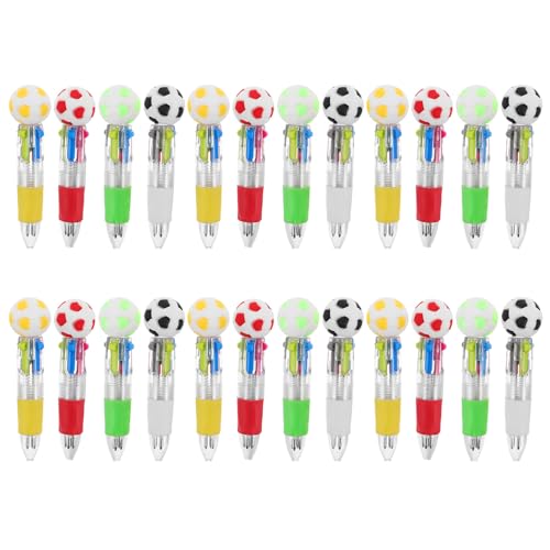 Bolígrafo de fútbol multicolor retráctil ideal para tus fiestas deportivas