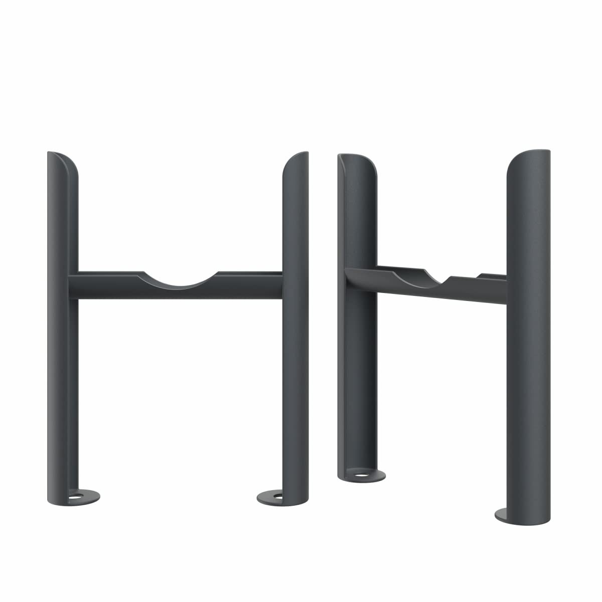 NRG Anthracite Radiator Floor Mounting Feet Kit for Traditional 4 Column Radiators