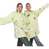 Joyincoser Sudaderas con capucha para parejas, pijamas de gran