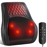 Boriwat Back Massager Neck Massager with Heat, Shiatsu Massage Pillow for Pain Relief, Massagers for Neck and Back, Shoulder, Leg, Gifts for Men Women Mom Dad, Stress Relax at Home Office and Car