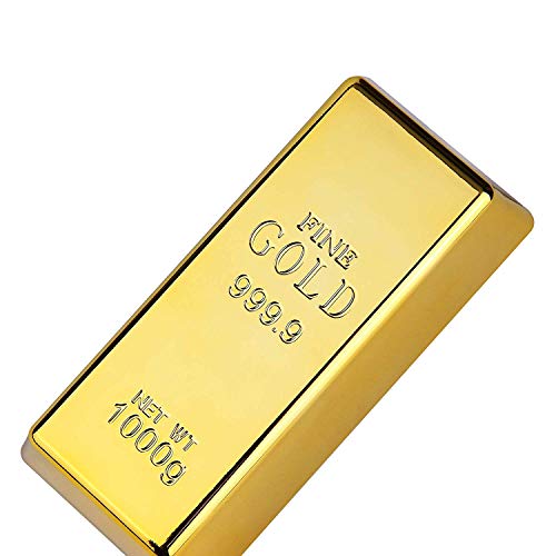 Fake Gold Bar Bullion Door Stop/Paperweight for Home Office Decoration - Thumbnail 2