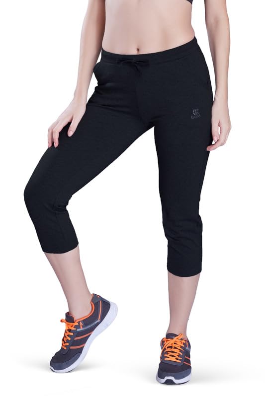 Image of Slim FIT Stretchable Capri with Side Pockets for Women