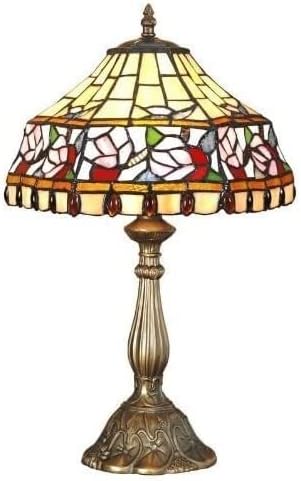 BELOFAY Tiffany Lamps, Stained Glass Handmade Tiffany Vintage Bedside Table Lamps for Living Room, Bedroom, and Lounge (12 Inches, Tiffany Style Lamp)