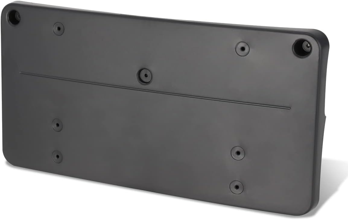 Auto Dynasty [Non AMG Styling Package] Factory Style Front License Plate Mounting Bracket Compatible with Mercedes-Benz E300 E350 E400 E550 Sedan Wagon 14-16, Matte Black