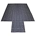 US Cargo Control Lightweight Lumber Tarp - 24 Feet x 28 Feet with 8 Foot Drop and Flap - Durable Protection for Your Flatbed Trailer Cargo - 14 Ounce Black Tarp for Flatbed