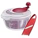 Produktbild Westmark Salat-Set: 1 Salatschleuder, 5 Liter, + 1 Gemüsehobel, Kunststoff/Rostfreier Edelstahl, BPA-frei, Fortuna, Farbe: Transparent/Rot, 243222E9
