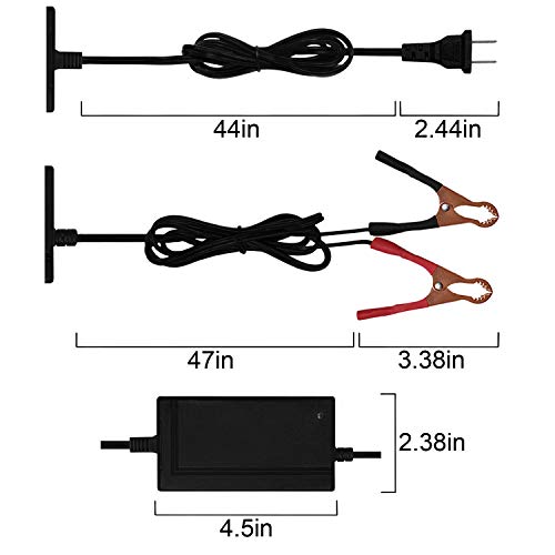 Mighty Max 12V 4Amp Battery Charger and Maintainer #TOP17