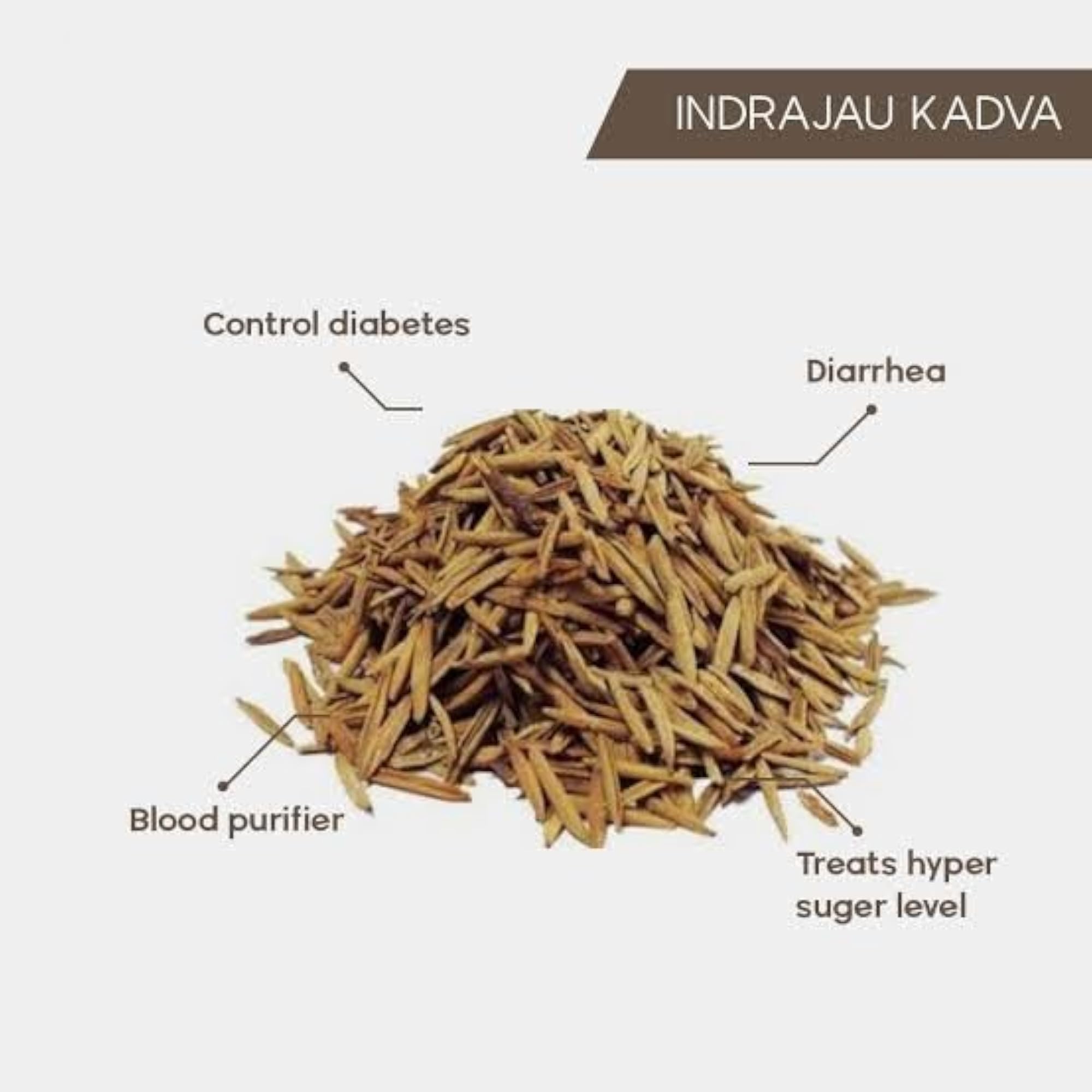 Ayurvedic Zone Indrajau Kadwa 100gm