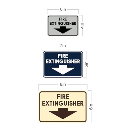 Image of Signs ByLITA Classic Framed Fire Extinguisher (Black) - Small