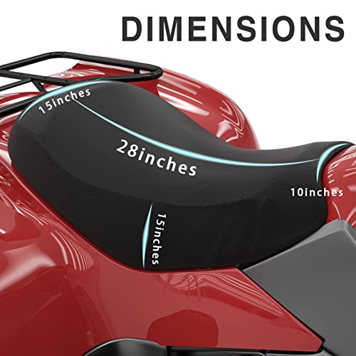 Himal Himal Atv Seat Cover Waterproof 420D Polyester Oxford, Compatible With Most Atv For Sportsman, Rancher, Foreman, Scrambler, Black #TOP1