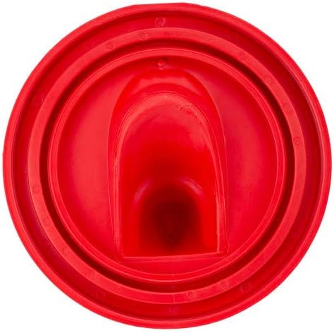 Miniatura 8 de Shur-Line 1783844 - Tapa plegable de silicona roja para almacenar y verter sin desorden (2 unidades)