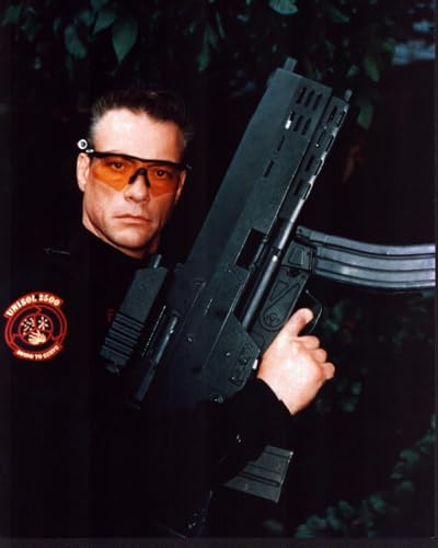 Posterazzi Jean-Claude Van Damme With Large Gun Photo Print (8